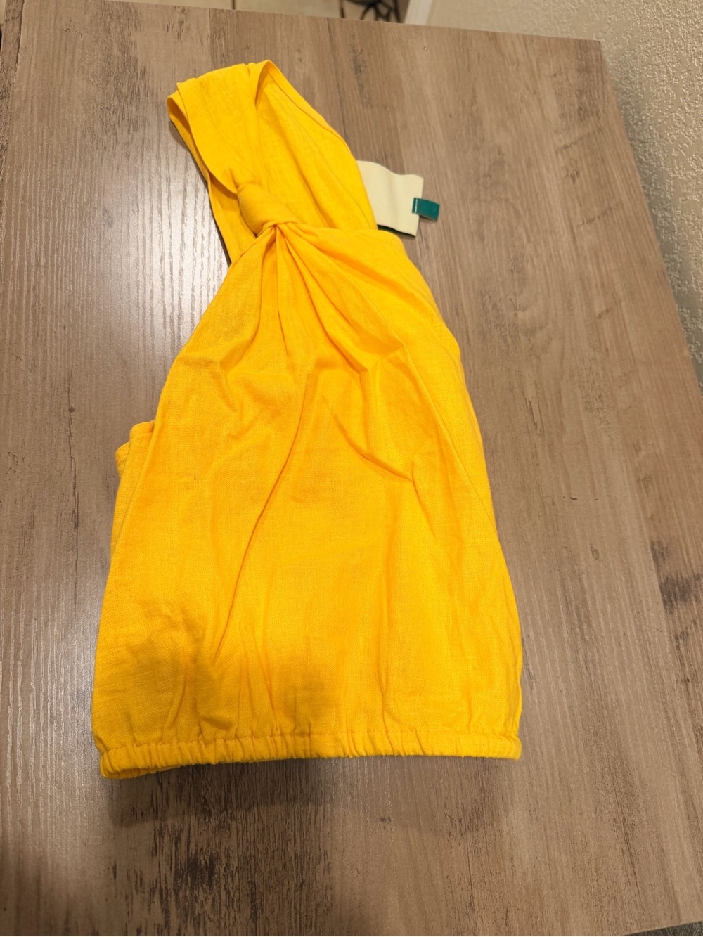 FARM Rio One-Shoulder Yellow Crop Top Size Small - Picture 8 of 8